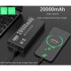 Повербанк (Power Bank) VDenmenv DP-45, 20000 mAh, Чорний