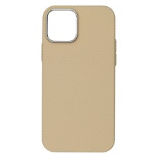 Чохол Apple iPhone 12, iPhone 12 Pro, D-Glory Ultra Slim, Beige Carbon, MagSafe, Бежевий