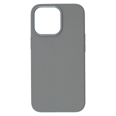 Чохол Apple iPhone 13 Pro, D-Glory Ultra Slim, Silver Carbon, MagSafe, Срібний