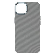 Чохол Apple iPhone 13, D-Glory Ultra Slim, Silver Carbon, MagSafe, Срібний