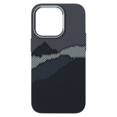 Чохол Apple iPhone 14 Pro, D-Glory Ultra Slim, Silver Mountain, MagSafe, Срібний