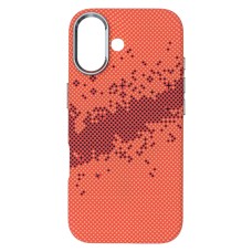 Чохол Apple iPhone 17, D-Glory Ultra Slim, Orange Pixel, MagSafe, Помаранчевий