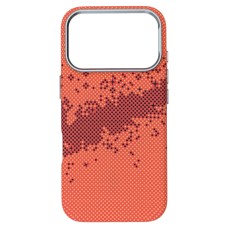 Чохол Apple iPhone 17 Pro Max, D-Glory Ultra Slim, Orange Pixel, MagSafe, Помаранчевий