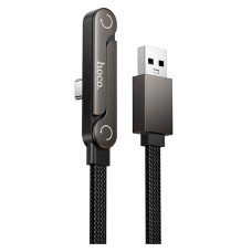 USB кабель Hoco U150 Exquisite, Type-C, 1.2 м., Чорний