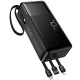 Павербанк (Power Bank) Hoco J156B Founder, 30000 mAh, Черный