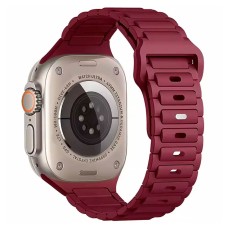 Ремінець Apple Watch 38, Watch 40, Defense, Wine Red, Червоний