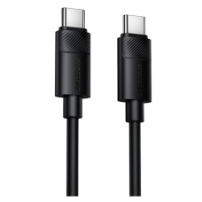USB кабель Borofone BX123 Leya, Type-C, 1.0 м., Чорний