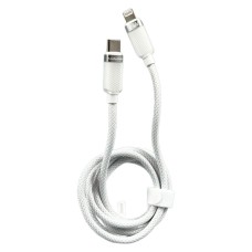 USB кабель WUW X234 Apple iPhone SE 2022, iPhone 14 Pro Max, iPhone 14 Plus, iPhone 14 Pro, iPhone 14, iPhone 13 Pro, iPhone 13 Mini, iPhone 13, iPhone 13 Pro Max, iPhone 12 Mini, iPhone 12 Pro Max, iPhone 12 Pro, Lightning, 1.0 м., Білий