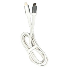 USB кабель WUW X242 Apple iPhone SE 2022, iPhone 14 Pro Max, iPhone 14 Plus, iPhone 14 Pro, iPhone 14, iPhone 13 Pro, iPhone 13 Mini, iPhone 13, iPhone 13 Pro Max, iPhone 12 Mini, iPhone 12 Pro Max, iPhone 12 Pro, Lightning, 1.0 м., Білий