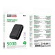 Павербанк (Power Bank) Borofone BJ81, 5000 mAh, Черный