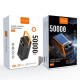 Павербанк (Power Bank) WUW TUGII Y105, 50000 mAh, Черный