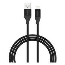 USB кабель SENTEO SL-07 Apple iPhone SE 2022, iPhone 14 Pro Max, iPhone 14 Plus, iPhone 14 Pro, iPhone 14, iPhone 13 Pro, iPhone 13 Mini, iPhone 13, iPhone 13 Pro Max, iPhone 12 Mini, iPhone 12 Pro Max, iPhone 12 Pro, Lightning, 1.0 м., Чорний