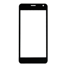 Корпусное стекло дисплея Fly IQ444 Diamond, IQ444 Quattro Diamond 2, Черный
