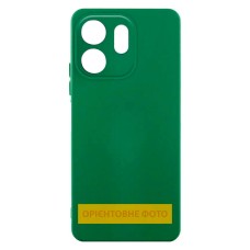 Чохол Tecno Spark Go 2, GETMAN Liquid Silk, Dark Green, Зелений
