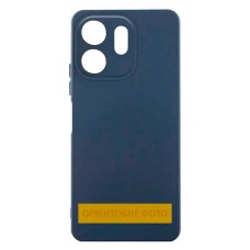 Чохол Tecno Spark Go 2, GETMAN Liquid Silk, Midnight Blue, Синій