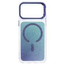 Чехол Apple iPhone 15 Pro Max, Epik Jewel Sparkle, MagSafe, Royal Blue, Синий