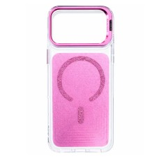 Чохол Apple iPhone 16, Epik Jewel Sparkle, Pink Ruby, MagSafe, Рожевий