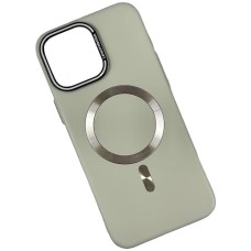 Чохол Apple iPhone 13 Pro Max, Soft Lens Protection, MagSafe, Сірий
