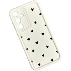 Чохол Xiaomi Redmi Note 12 Pro, Shock Sides Resistant, Black Hearts, Малюнок