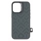 Чохол Apple iPhone 17, Kajsa Briquette Rhombus, Сірий