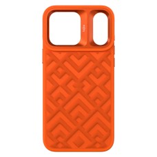 Чехол Apple iPhone 17 Pro Max, Kajsa Briquette Rhombus, Оранжевый