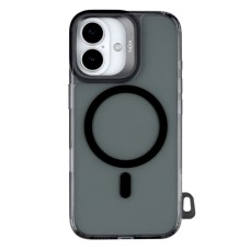 Чохол Apple iPhone 17, Kajsa Trans-Shield, Black Smoke, MagSafe, Чорний