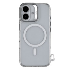 Чохол Apple iPhone 17, Kajsa Trans-Shield, MagSafe, Срібний