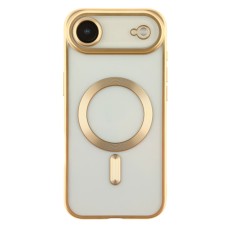 Чохол Apple iPhone 17 Air, Metallic Full Camera Matte, MagSafe, Золотий