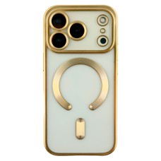 Чохол Apple iPhone 17 Pro, Metallic Full Camera Matte, MagSafe, Золотий