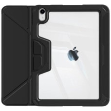 Чохол-книжка Apple iPad 10.9 2022, iPad 10.9 2024, BeCover Rugged Origami Transparent, Чорний
