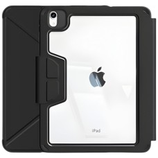 Чохол-книжка Apple iPad AIR 11 2024, iPad Air 11 2025, BeCover Rugged Origami Transparent, Чорний