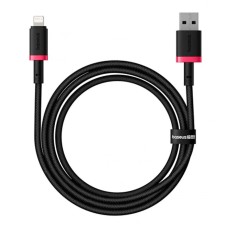 USB кабель Baseus P10377801U01-03 Dura Apple iPhone SE 2022, iPhone 14 Pro Max, iPhone 14 Plus, iPhone 14 Pro, iPhone 14, iPhone 13 Pro, iPhone 13 Mini, iPhone 13, iPhone 13 Pro Max, iPhone 12 Mini, iPhone 12 Pro Max, Lightning, 2.0 м., Черный