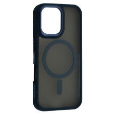 Чехол Apple iPhone 17, Matte Case, MagSafe, Dark Blue, Синий