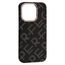 Чехол Apple iPhone 11, Carbon Style, MagSafe, Black Perfect, Черный