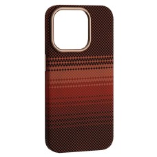 Чохол Apple iPhone 13, Carbon Style, Sunset, MagSafe, Малюнок