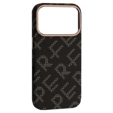 Чохол Apple iPhone 17 Pro, Carbon Style, Black Perfect, MagSafe, Чорний