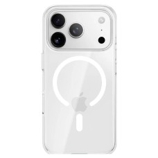 Чехол Apple iPhone 17 Pro, Rock Crystal Armor Anti-Yellowing, MagSafe, Прозрачный
