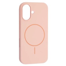 Чохол Apple iPhone 16, Air Beats, MagSafe, Рожевий