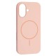 Чохол Apple iPhone 16, Air Beats, MagSafe, Рожевий