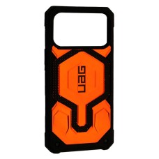 Чехол Apple iPhone 17 Pro Max, UAG Pro Monarch Carbon, MagSafe, Top Grain Leatherr Orange, Оранжевый