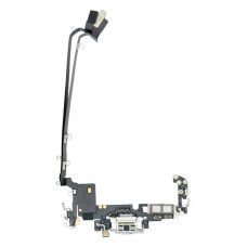 Шлейф Apple iPhone 17 Pro Max, з роз'ємом на зарядку, Срібний