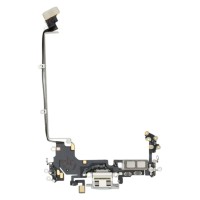 Шлейф Apple iPhone 17 Pro, з роз'ємом на зарядку, Срібний