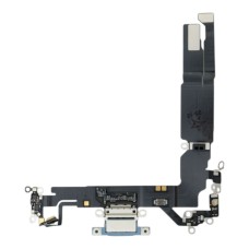 Шлейф Apple iPhone 17, з роз'ємом на зарядку, Блакитний