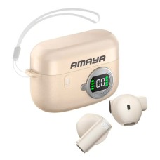 Наушники безпроводные Amaya ATW-36, Стерео, Бежевый