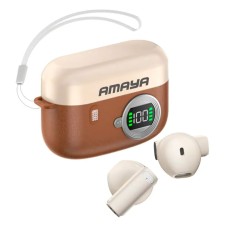 Наушники безпроводные Amaya ATW-36, Стерео, Коричневый