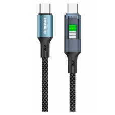 USB кабель Amaya 111CC, Type-C, 1.2 м., Чорний