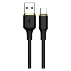 USB кабель Amaya C89, Type-C, 1.0 м., Чорний