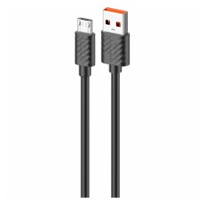 USB кабель Amaya M77, MicroUSB, 1.0 м., Чорний
