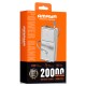 Павербанк (Power Bank) Amaya APB-F231, 20000 mAh, Серебряный