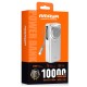 Павербанк (Power Bank) Amaya F132, 10000 mAh, Серебряный